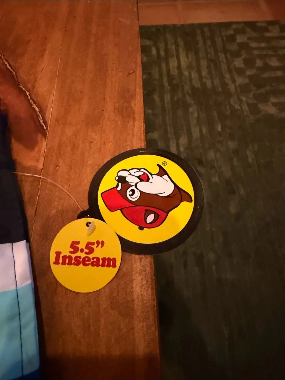 Buc-Ee’s Blue All over Beaver Print Swim Shorts